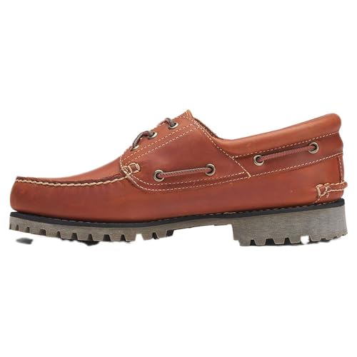 Image of Timberland Men's Authentic 3-Eye Lug Handsewn Boat Shoes