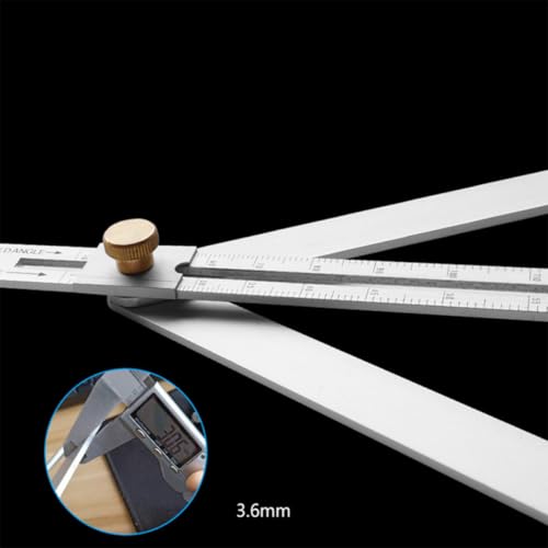 Regla Medidora de Ángulo Multiángulo de Aleación de Aluminio miniatura 2