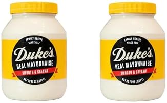 Dukes Mayonnaise 30 oz, Jar Smooth & Creamy (2 pack)
