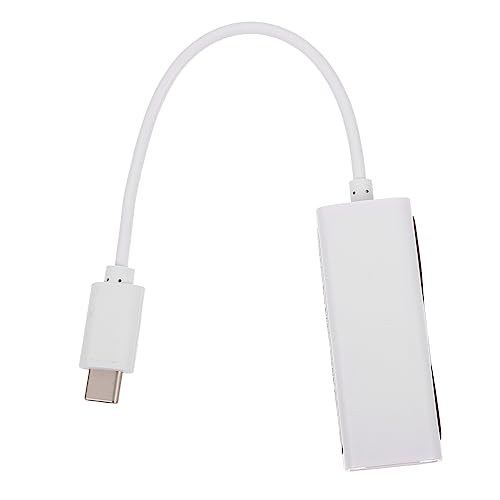 Uonlytech 3 Pcs USB Ethernet Adapter Network Cable Converter Type c 10/100mbps Easy to Use Portable
