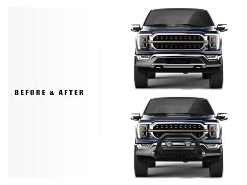 Armordillo Rayden Series Bull Bar with 2X KC Hilites 6" Round Fog Lights Fits 2021-2024 Ford Bronco 8732878 Matte Black Bull Guard Bumper Guard| Fog Lamps Apollo Pro Lights by ARMORDILLO - Used condition - Image 9