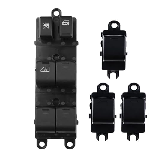 Commande principale lève-vitre électrique Nissan Tiida bouton lumineux 25411-AX010