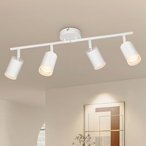 VEKIDOT LED Deckenstrahler 4 Flammig Weiß