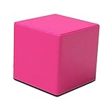 QSTDGVPW Yoga Block Home Seat Cube Stool Exercise Brick for Pilates Balance Training Body Building, Pink