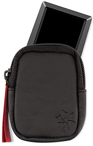 Bike Echtledertasche für Bosch Kiox E-Bike / Pedelec (Displayschutz, Innentasche für Schlüssel, Schutz vor Kratzer & Schmutz), schwarz, auch