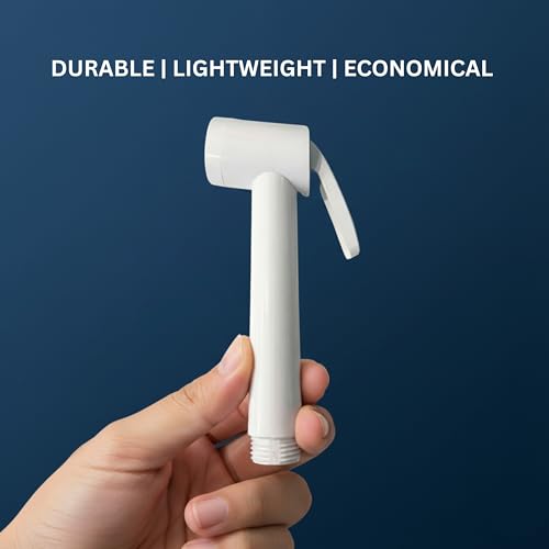 Image of Parryware Health Faucet PVC Gun Without Hose and Hook | Economical Toilet Spray Gun /Bidet Spray Gun for Bathroom (E618371099)