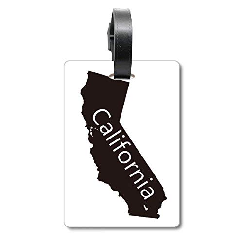 Étiquette valise voyage Californie pour road trip aux USA