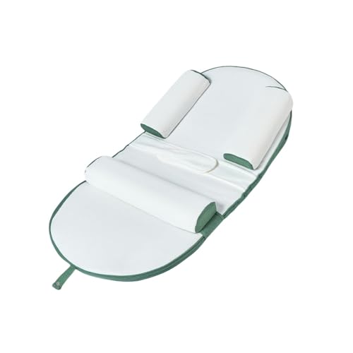 JICOMUSベビーベッド 添い寝ベッド ベビーベッド クッションスロープ 介護ベッド ベッドインベッド 赤ちゃんの脊椎保護 折りたたみベッド 0-30°高さ調節可能 ポータブルベビーベッド 軽量 新生児用嘔吐防止 出産祝い (グリーン)