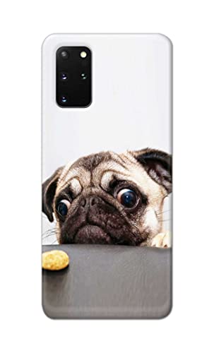 Image of PRINTFIDAA� Printed Hard Back Cover Case for Samsung Galaxy S20 Plus | S20+ 4G | Samsung S20+ 5G Back Cover (Pug Dog) -2808
