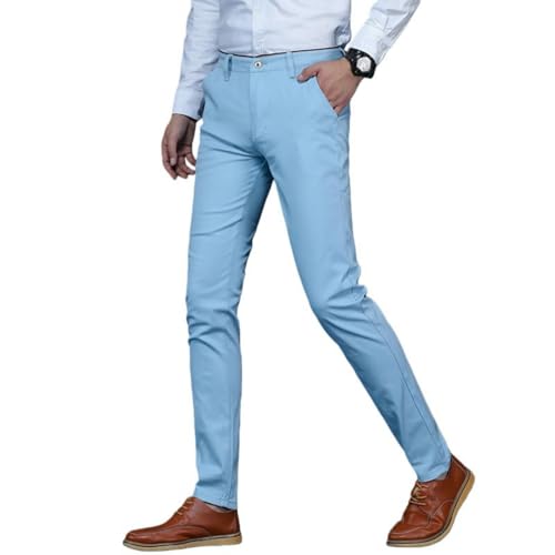 Pantalon droit en coton homme style coréen pour le printemps et l'été léger