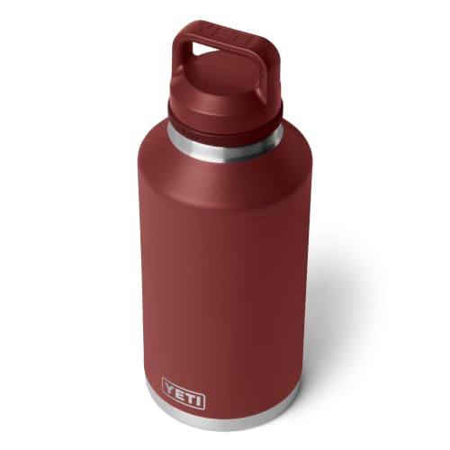 Image of YETI Rambler 64 oz Bottle, Vacuum Insulated, Leakproof, Stainless Steel with Chug Cap, Stag Red