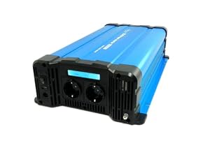 SOLARTRONICS Spannungswandler FS2500D 24V 2500 Watt mit Display - Wechselrichter 24v auf 230v - Reiner Sinus - LiFePO4/Lithium, Blei-, Gel oder AGM-Batterie kompatibel