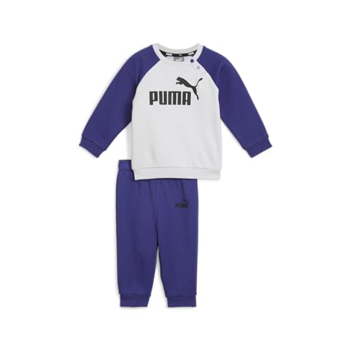PUMA Fato de treino unissexo para bebé Minicats Ess Raglan Jogger Fl
