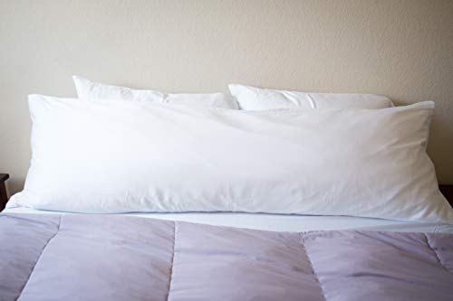 White Goose Feather And Down Body Pillow – Pillows Size 20 Inches X 72 Inches #TOP2