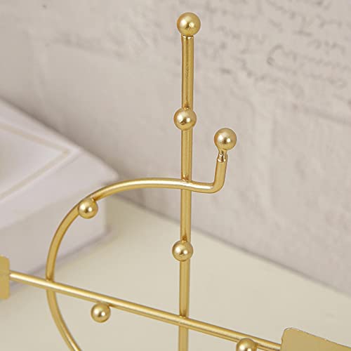 Aosekaa Suporte de exibição de joias ornamento de mesa decoração de casa pulseiras brincos suporte d