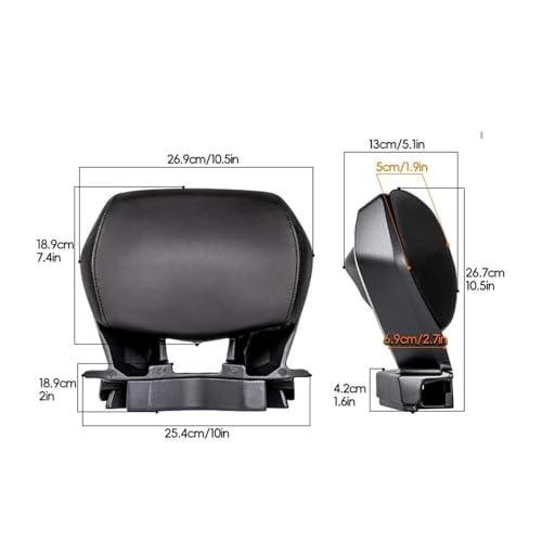 Coussin de repos arrière NMAX155 haute durabilité en cuir de synthèse