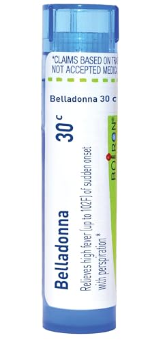 Boiron Belladonna 30C Homeopathic Medicine for Fever - 80 Pellets