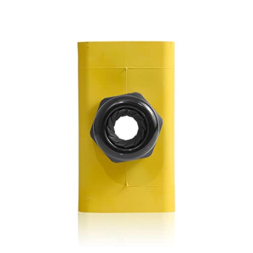 Leviton 3099-2Y Portable Outlet Box, Sing-Gang, Extra Deep, Pendant Style With Cable Diameter 0.590-Inch, 1.000-Inch, Yellow #TOP1