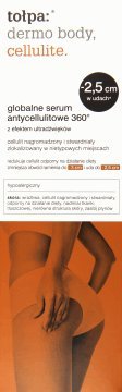 TOLPA Dermo Body Cellulite, Global Anti-Cellulite-Serum 360 ° mit der Wirkung von Ultraschall, 250 ml, HYPOALLERGEN Cover
