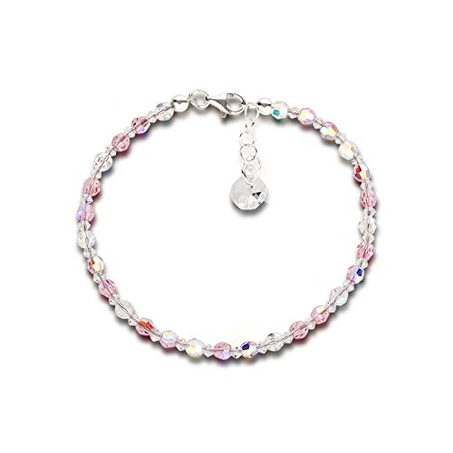 Bellissimo braccialetto SD fine 4 mm perle di