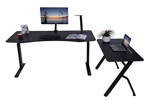Apexdesk 47" Computer Desk, Modern Simple Style Desk For Home Office, Study Student Writing Desk - Black #TOP4