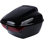 DIWANAE-Durable-Motorcycle-Helmet-Top-Box-Motorcycle-Travel-Luggage-Trunk-Tail-Box-with-Top-Lock-Mounti-HardwareBlackBlue1-Decoration