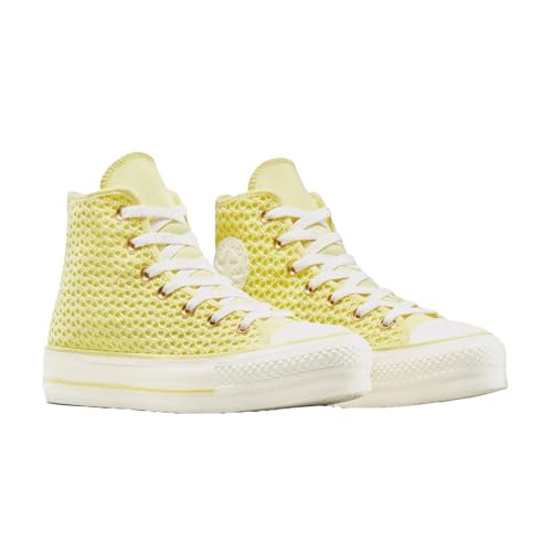 Image of Converse Womens Chuck Taylor All Star High-Top Platform Sneaker Lemon Slushy /Lemon Slushy Women 5.5 M