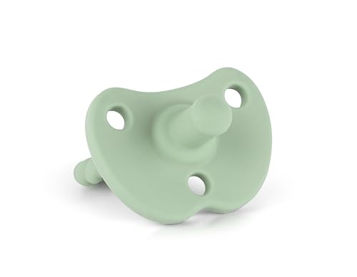 Image of Sweetie Silicone Pacifiers for Newborn Pacifier Soother Baby Pacifier Soft Silicone Certified BPA Free Set of 2 (Light Green)