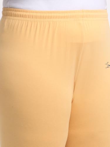 Image of Soft Cotton Ankle Lenght Solid Regular and Plus 35 Colours Leggings for Womens and Girls (Sizes :- M to 6XL)