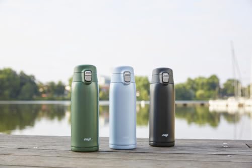 Emsa N21518 Travel Mug Light Isolierbecher, Fassungsvermögen: 0,4 L, extra-schlankes Format, Leichtgewicht, Edelstahl… – Ansicht 4