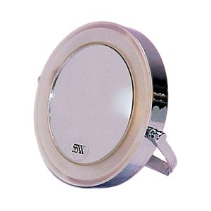 ESCA 3-3/4" 5X Lighted Travel Mirror