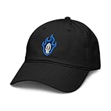 Anime Series Embroidered Soul Skull Fire Adjustable Baseball Hat