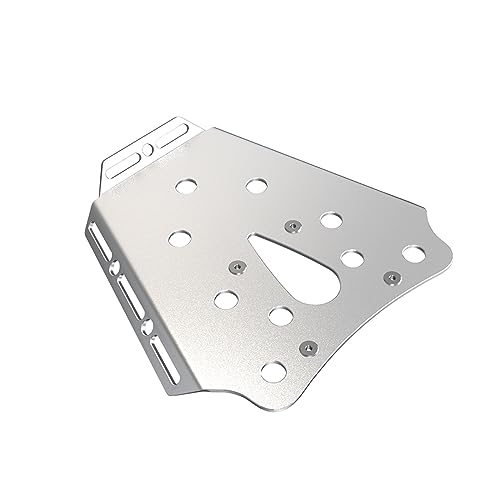 Support porte-bagages moto rigide argent pour grille arrière BMW F650GS