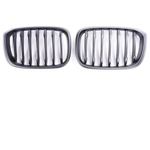 Parrilla delantera para coche BMW X3 G01 X4 G02 2018-2022 con rejilla de riñón negra brillante