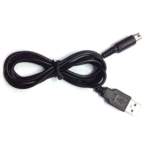 Image of 2-Pack New 3DS New 2DS DSi Charging Cable Power USB Charger Cord Compatible with Nintendo New 3DS /3DS,New 3DS XL /3DS XL,New 2DS /2DS XL /2DS /DSi /DSi XL,New 2DS XL Ndsi (Black)