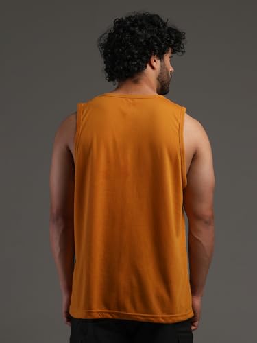 Image of CHKOKKO Sleeveless T Shirts Gym Vest for Men Workout Solid Premium Cotton Blend Tank Top for Man Running Vest Sando Gym Wear Lightweight Breathable Casual Summer Wear Boys