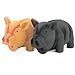Chiwava 2 Stück 16,5 cm Quitschende Hundespielzeug Latex Schwein GRUNTING Tier Sound Welpen Kauen Interaktives Spiel für Medium Hunde