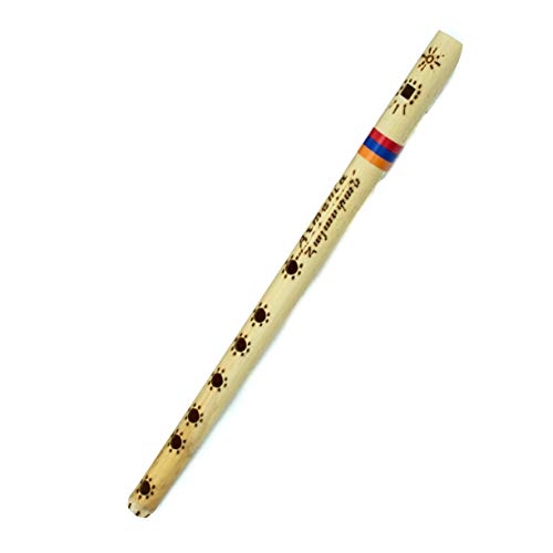 Semi-Professional Armenian Duduk Mega Pack With 4 Reeds - Professional Handmade Oboe Balaban Woodwind Instrument Apricot Wood National Case - Gift Armenian Flute With Playing Instruction #TOP3