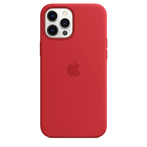 Image of Apple iPhone 12 Pro Max Silicone Case with MagSafe - (Product) RED