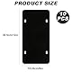 10st Sublimations Nummernschild Rohlinge, Thermotransferfolie Schilderanhänger Sublimation License Plate Blanks Bild Sublimationsrohlinge für Individuelle Designarbeiten (Schwarz)