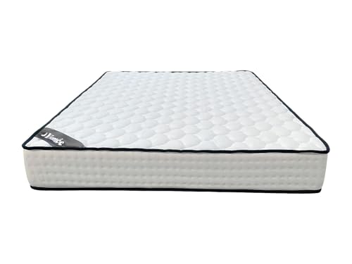 Vente-unique-Bett-Set 140 x 190 cm, Polsterbett + Matratze 7-Zonen-Taschenfederkern & Memory-Schaum, HÃ Â ÂÂ Ã Â ¶he 22 cm - LUREAN von YSMÃ Â ÂÂ Ã Â ÂÂ E – Bild 5