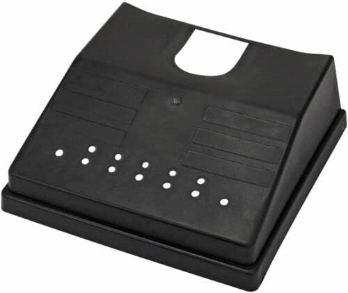 B&H Drain Cover Black Plastic Outdoor Heavy Duty Garden Gutter Grid Pipe Protector Prevents Blockages To Drains