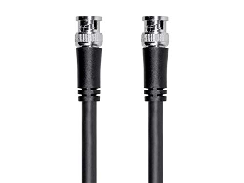 Monoprice Video Cable - 250 Feet - Black | Viper Series HD-SDI RG6 BNC Cable - 18 AWG 75-ohm Transfers HD-SDI Video Signals Over RG6
