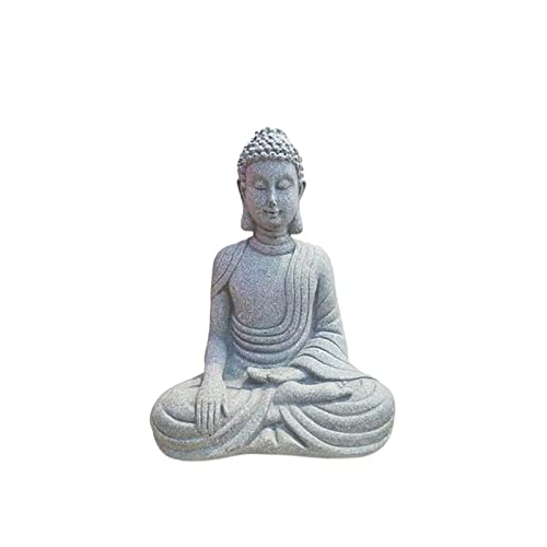 Statue Bouddha en résine Sakyamuni pour décoration zen de la maison