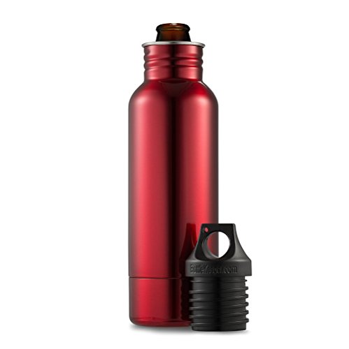 BottleKeeper - The Standard 1.0 - The Original Stainless Steel Beer Bottle Holder and Insulator to Keep Your Beer Colder