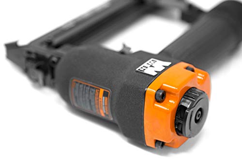 Wen 61711 18-Gauge 3/8-Inch To 1-Inch Air-Powered 1/4-Inch Narrow Crown Pneumatic Stapler , Black #TOP3