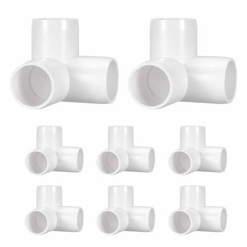 DTGN 8 raccord coude PVC 1/2" tee 3-voies qualité mobilier