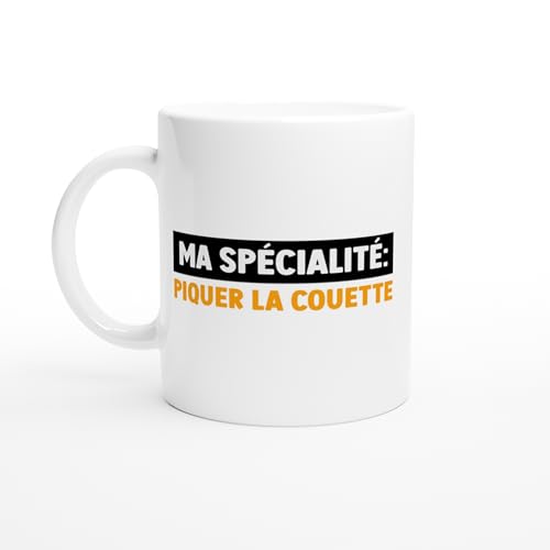 PassionCadeau Mug Fun Homme Humour Piquer la couette – Mug humour – tasse anniversaire – idée cadeau homme – tasse fun original