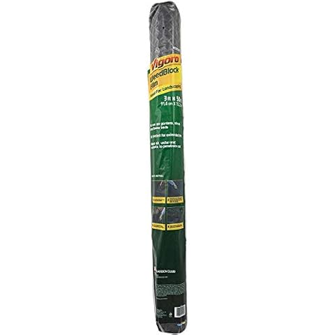 Vigoro 3 ft. x 50 ft. WeedBlock Weed Barrier Landscape Fabric with Microfunnels Cover