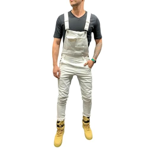 Salopette denim slim tie dye homme pour affirmer un look unique et moderne